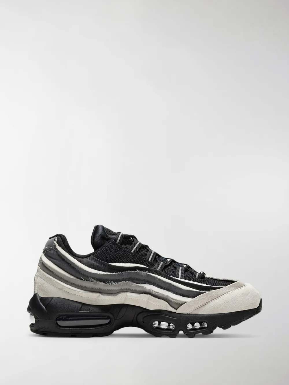Comme Des Garçons Homme Deux Comme Des Garçons Homme Plus X Nike Grey Air Max 95 Sneakers In Grey