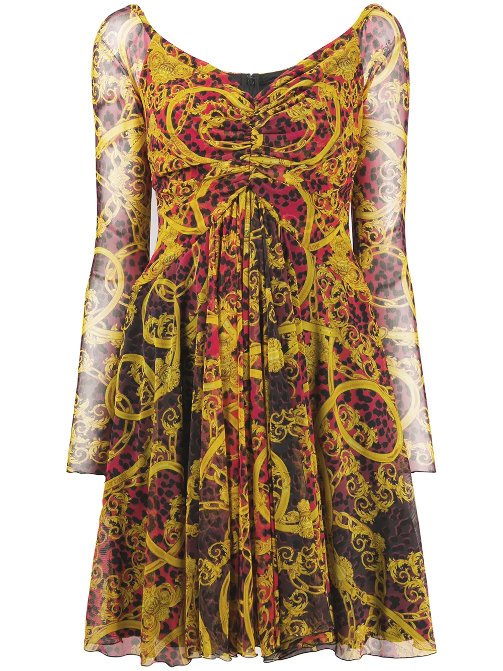 Versace Jeans Couture Gerafftes Kleid V6uh9 jf9eM Versace Jeans Couture Gerafftes Kleid V6uh9 jf9eM
