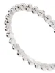 Rosa de la Cruz 18K white gold beaded ring