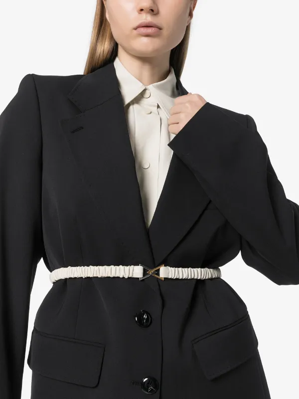 bottega veneta ruched belt