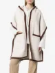 Burberry кейп Carla с капюшоном и логотипом
