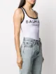 Balmain Body mit Logo-Print