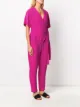 P.A.R.O.S.H. tapered tie-waist jumpsuit