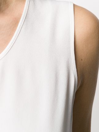 layered hem tank top展示图