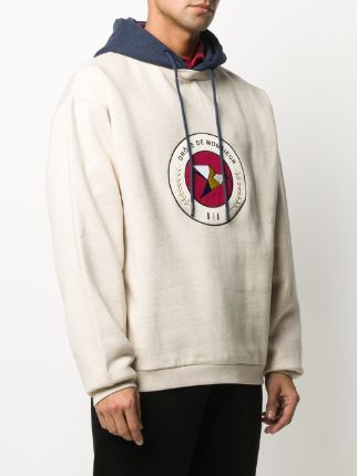 embroidered logo hoodie展示图