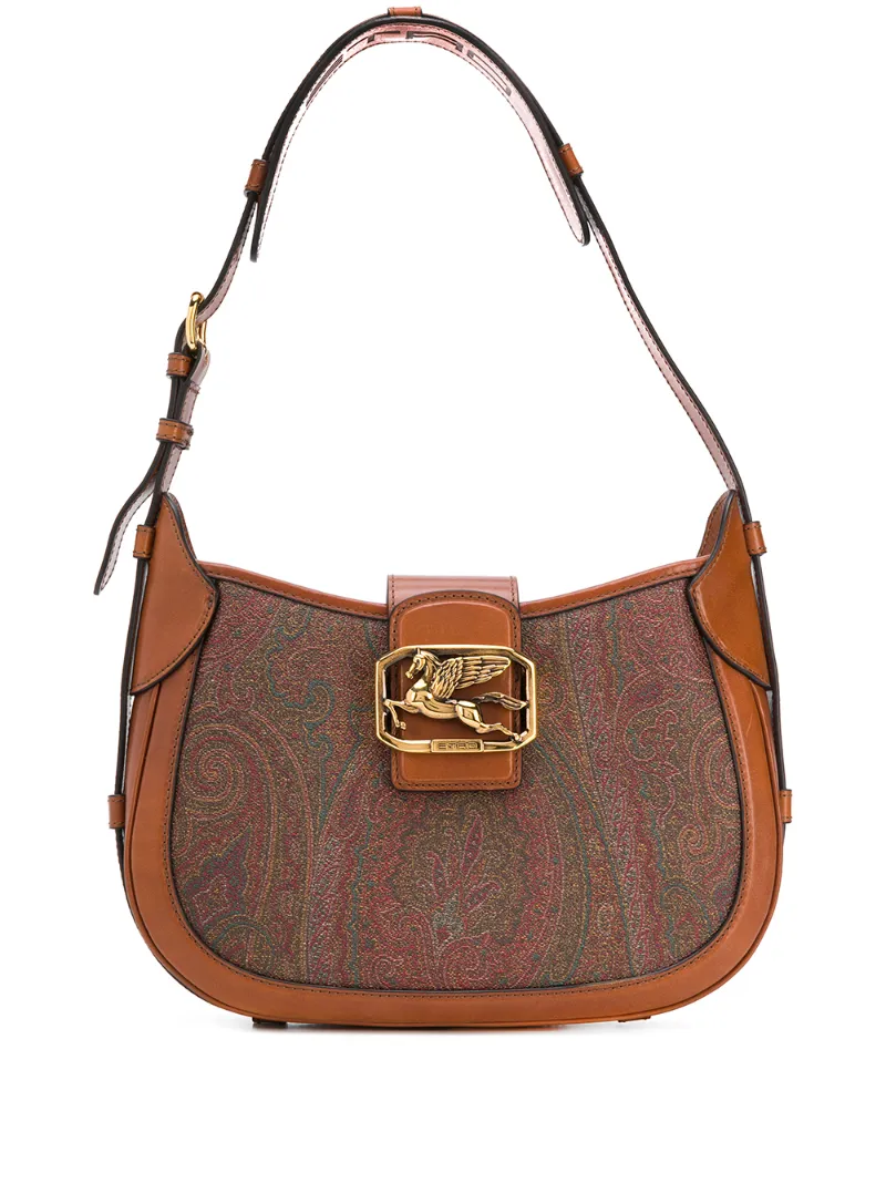 ETRO BRANDED FOLDOVER SHOULDER BAG