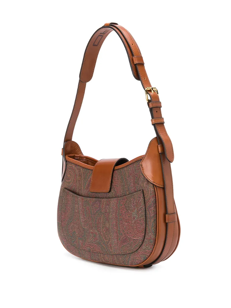 ETRO BRANDED FOLDOVER SHOULDER BAG