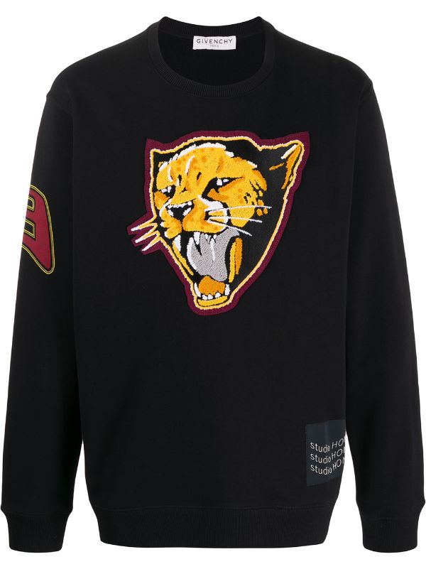 Givenchy tiger patch sweatshirt 
