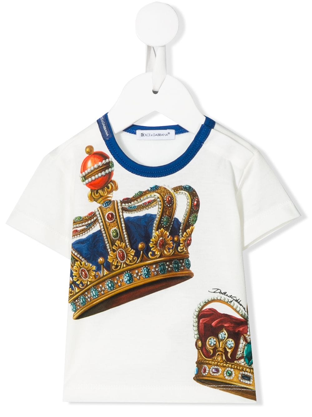 DOLCE & GABBANA CROWN PRINT T-SHIRT