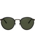 Giorgio Armani round tinted sunglasses - Black