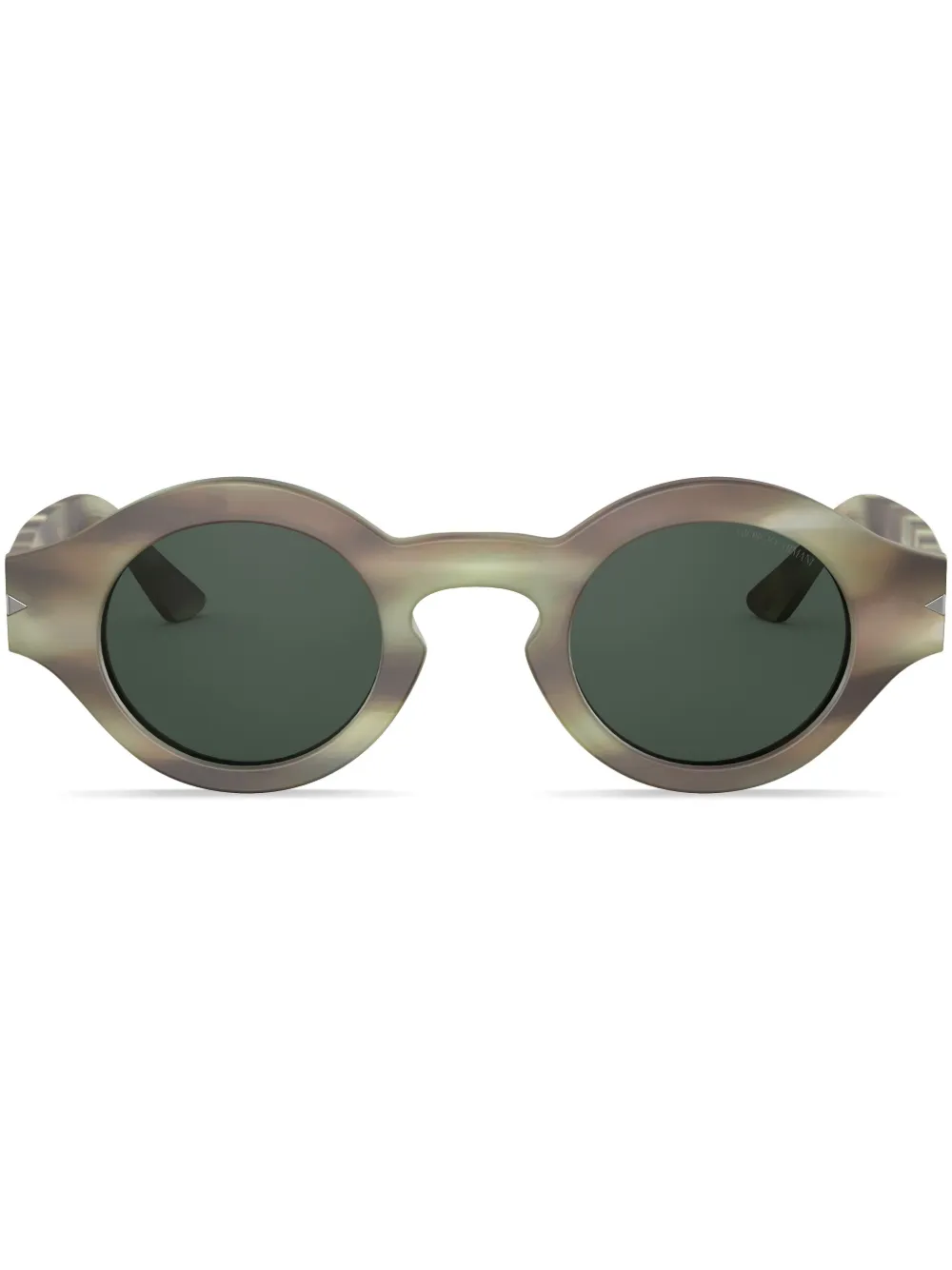 Giorgio Armani printed circle frame sunglasses | Image 2