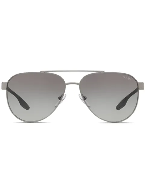 Prada Eyewear tvåfärgade pilotsolglasögon
