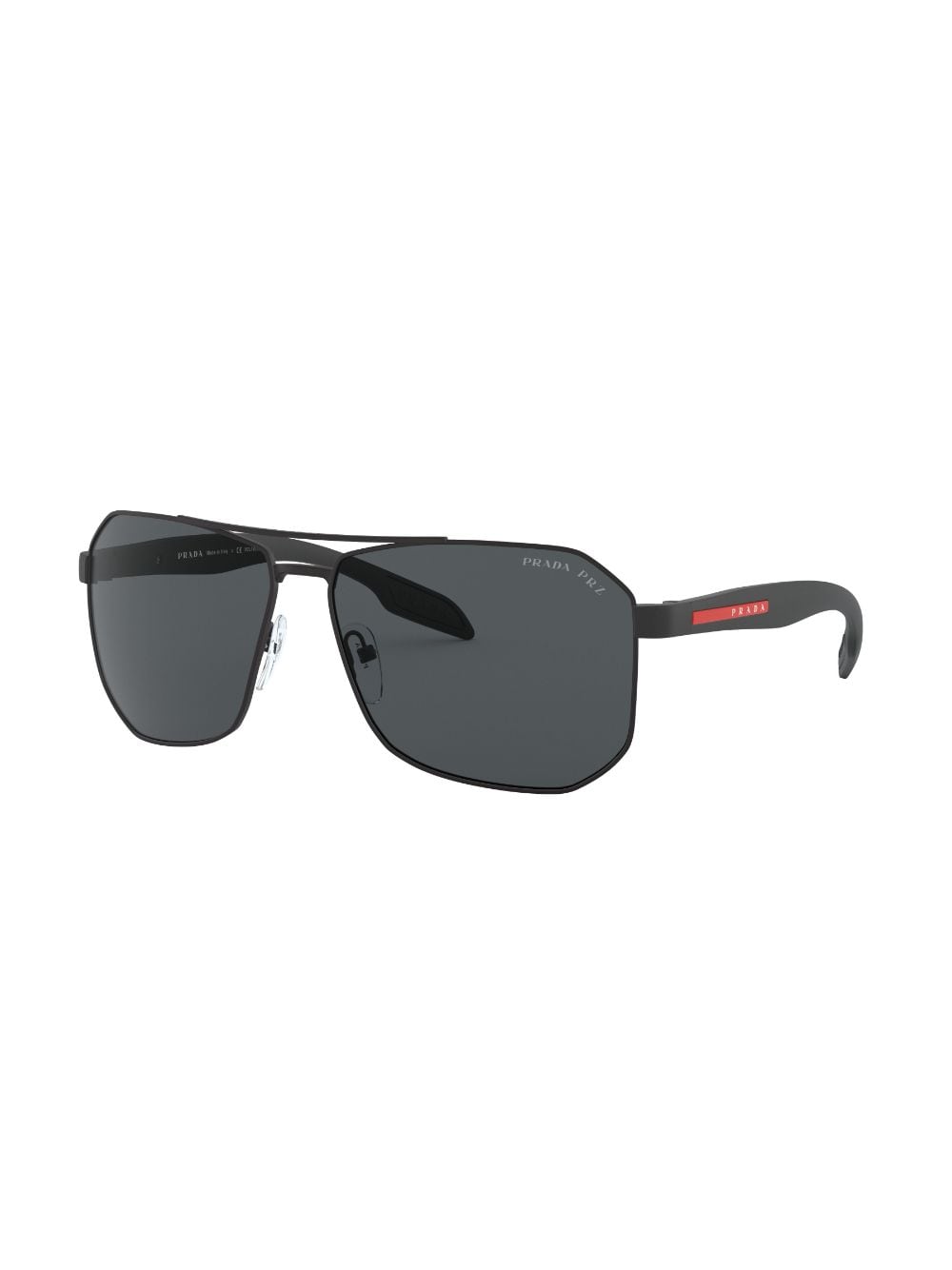 Prada Eyewear Zonnebril met vierkant montuur - Zwart