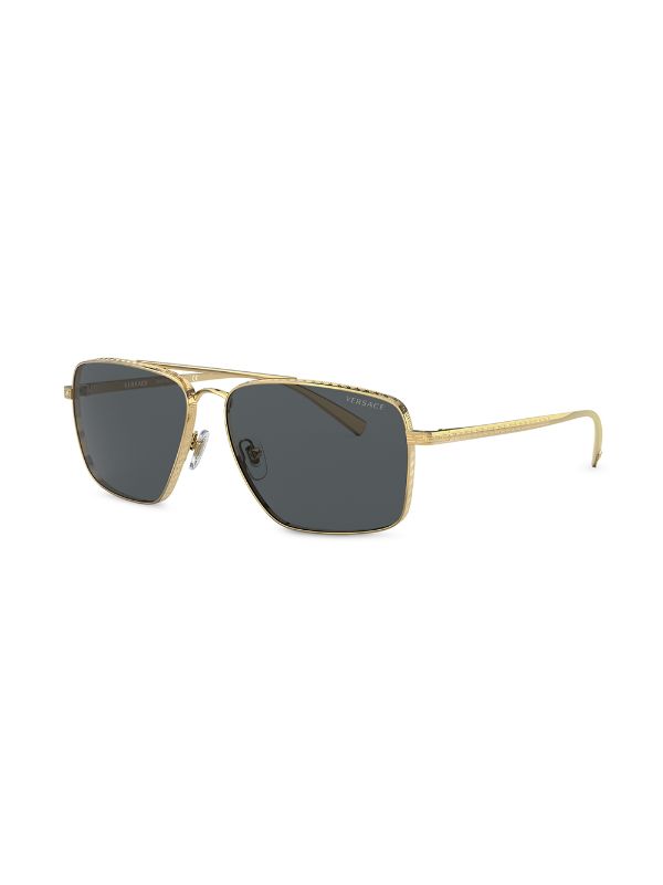 versace square tinted sunglasses