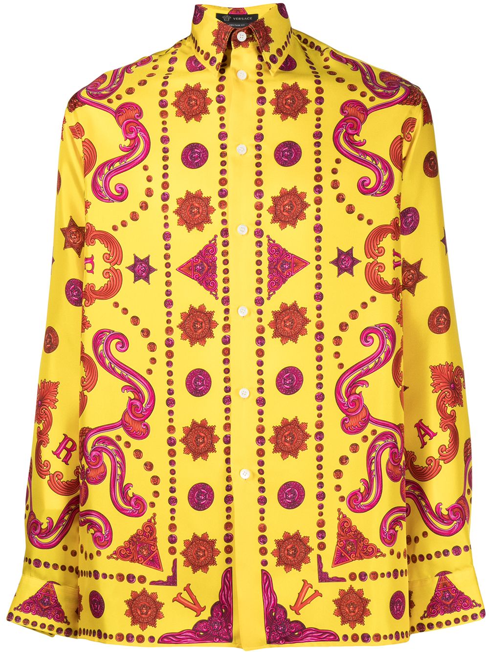 VERSACE BAROCCO WESTERN PRINT SHIRT