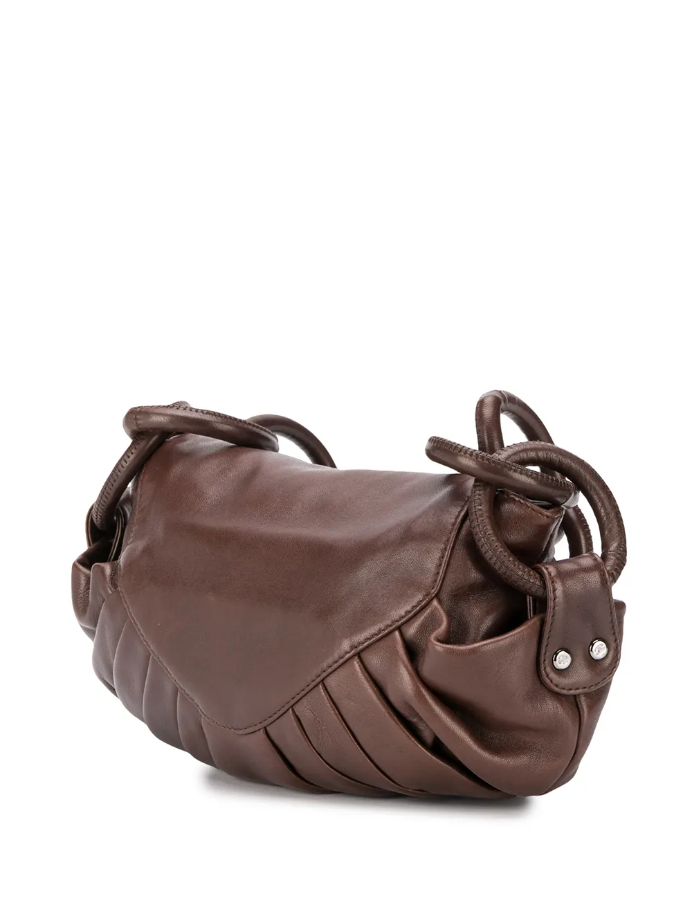 Brown Chanel Pre Owned Cc Logos Shoulder Bag Farfetch