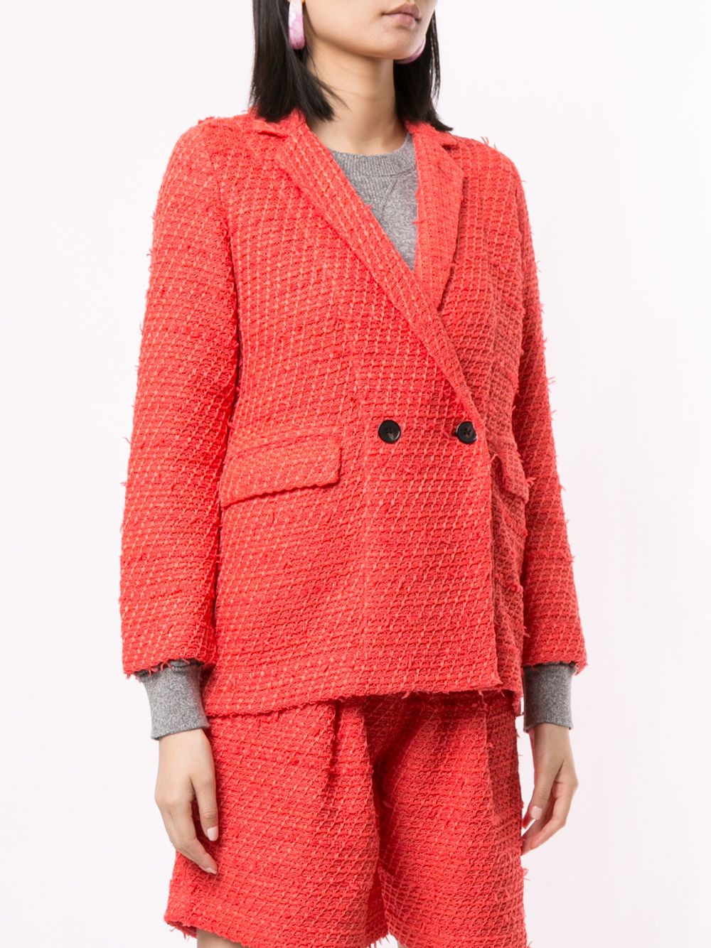 фото Coohem double buttoned tweed jacket