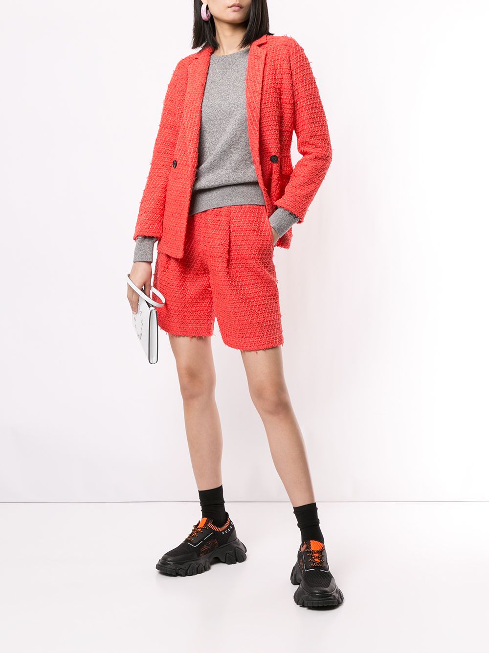 фото Coohem knee length tweed shorts