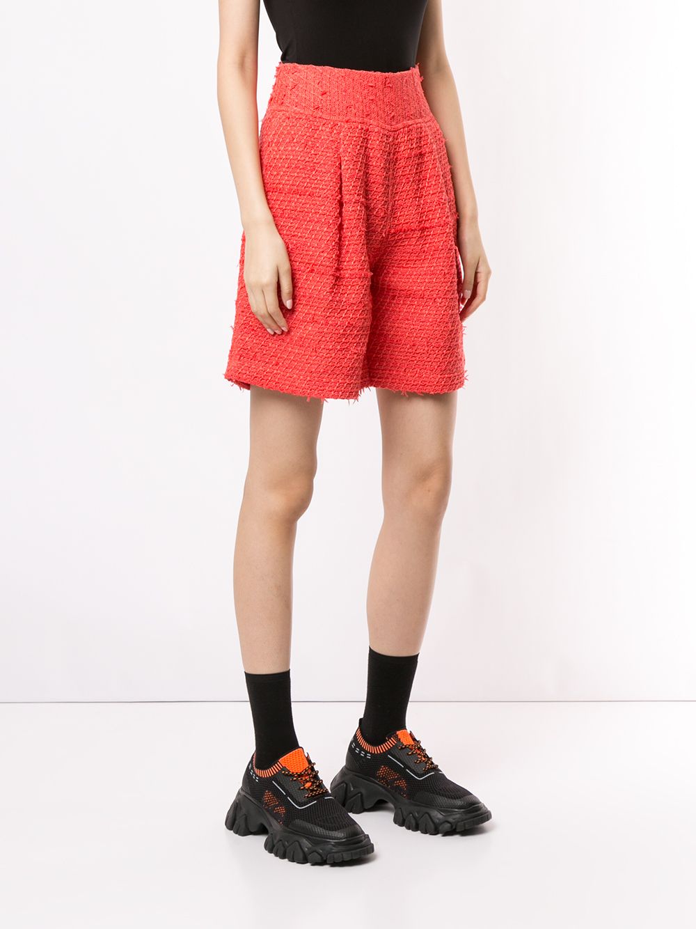 фото Coohem knee length tweed shorts