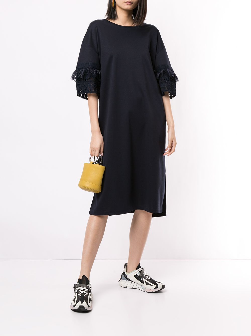 фото Coohem knit detail t-shirt dress