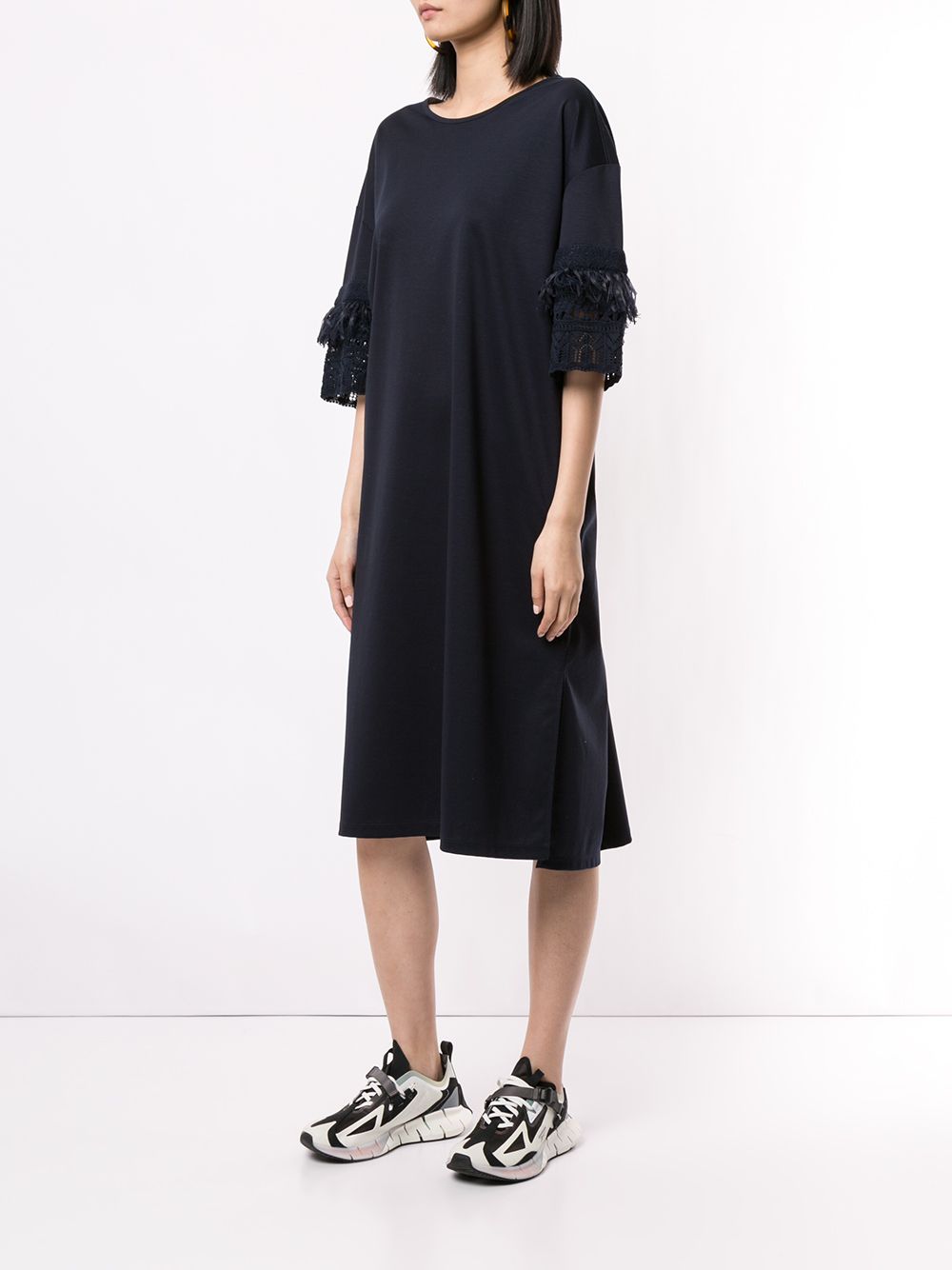 фото Coohem knit detail t-shirt dress