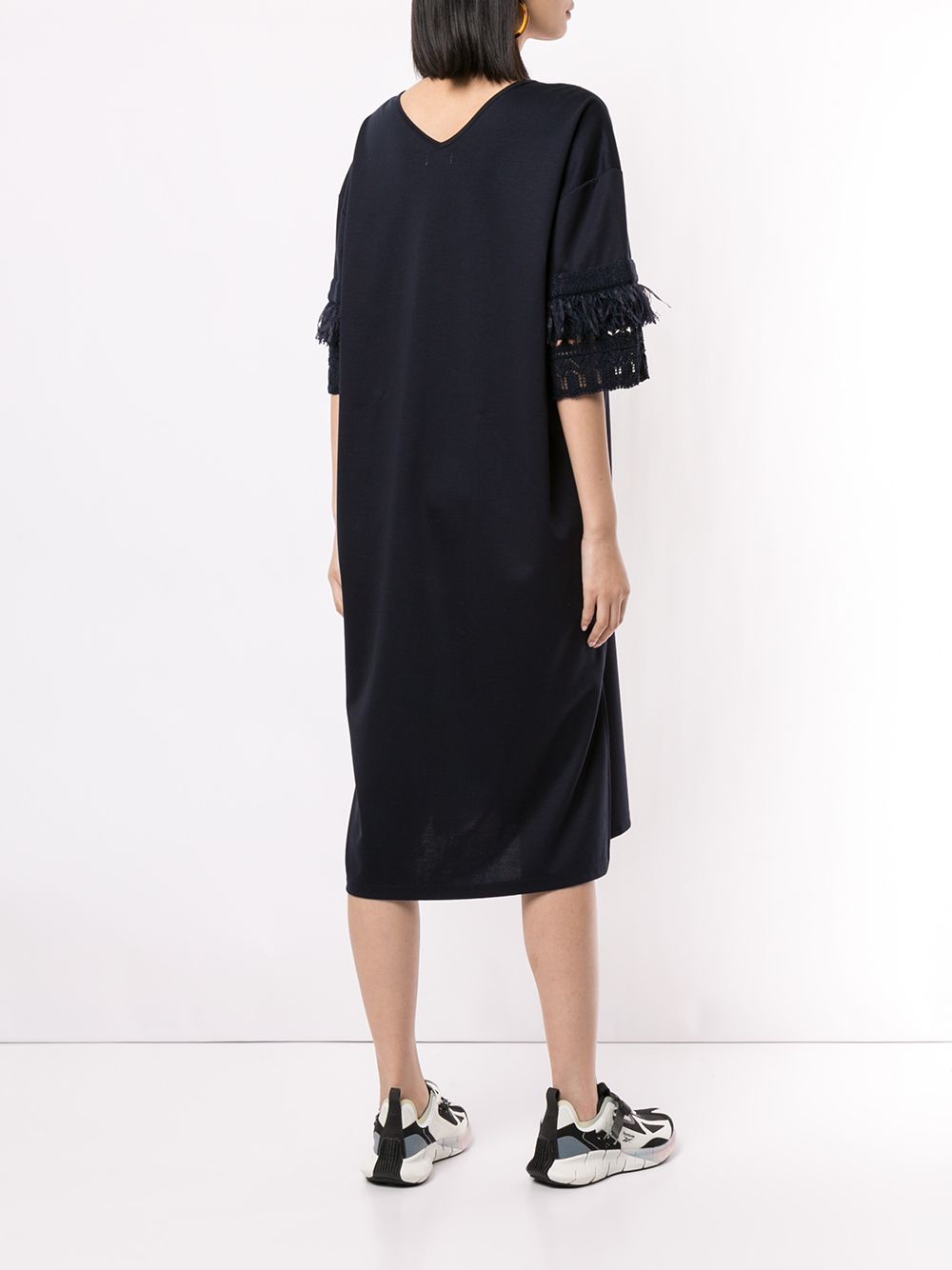 фото Coohem knit detail t-shirt dress