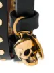 Alexander McQueen hammered studs double-wrap bracelet