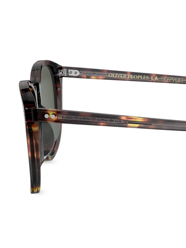 Oliver Peoples Forman L.A. Sunglasses | Green | FARFETCH JO