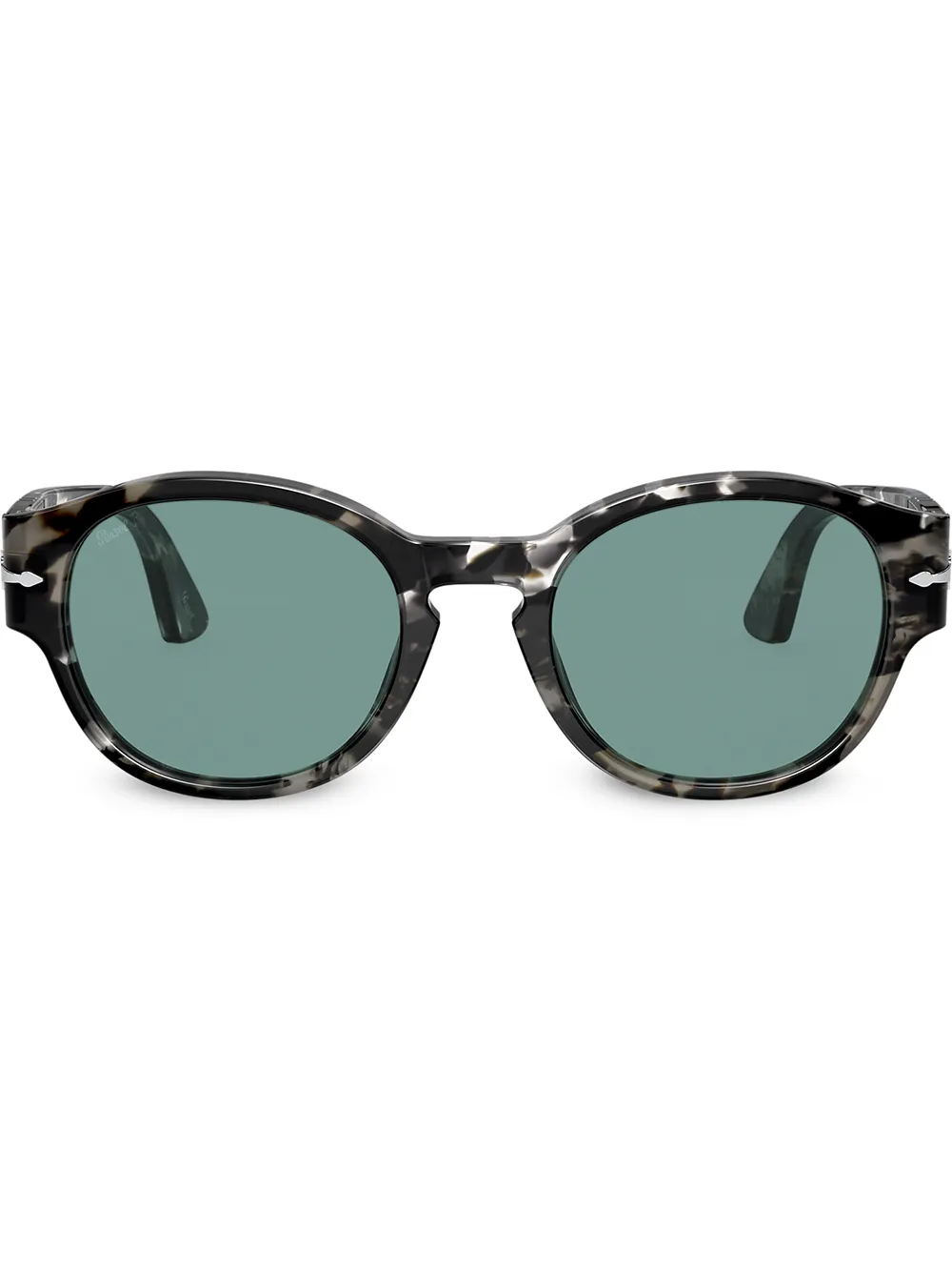 Persol Sonnenbrille mit rundem Gestell - Grau