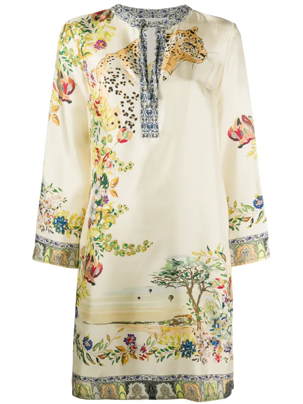 etro silk dress