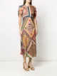Etro パッチワーク ドレス