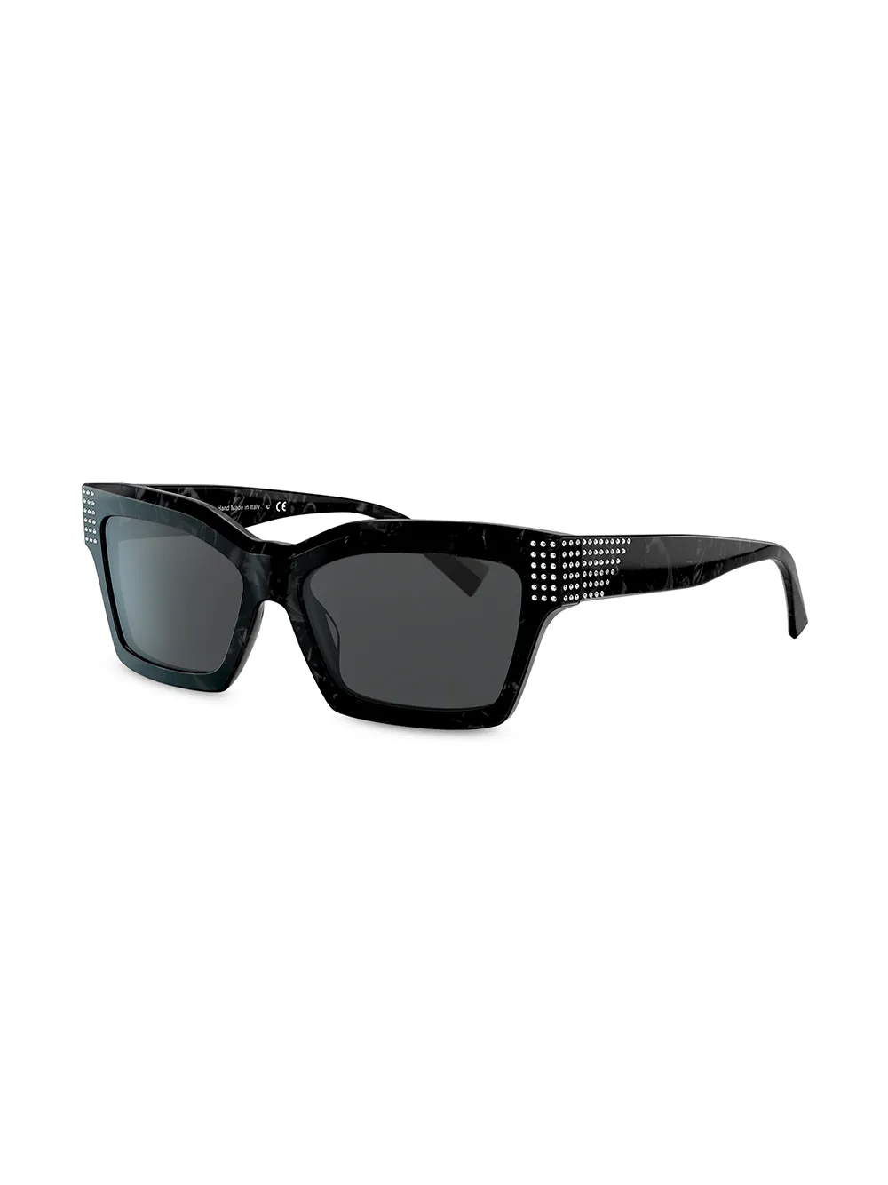  Alain Mikli Eckige Sonnenbrille   Schwarz 