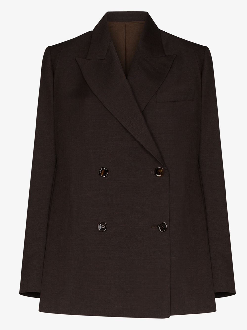 EFTYCHIA DOUBLE-BREASTED OVERSIZED WOOL BLAZER,SS2JKT2014810701