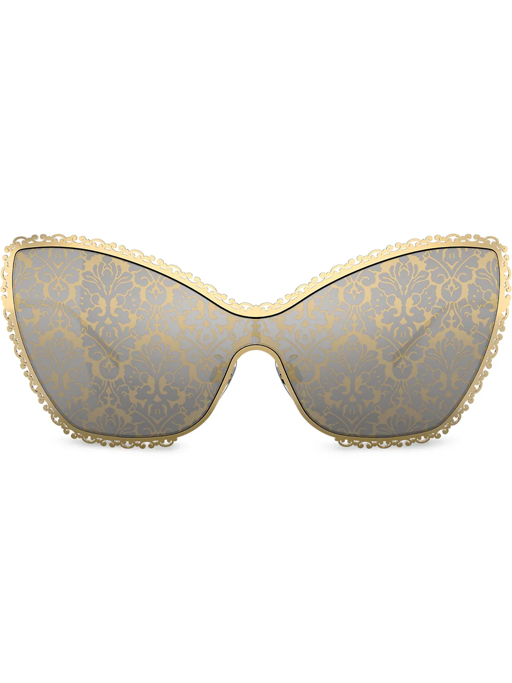 Dolce & Gabbana Eyewear Zonnebril met kattenoog montuur Goud