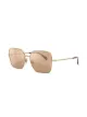 الصورة 2 من Dolce & Gabbana Eyewear نظارة شمسية بإطار بشعار الماركة