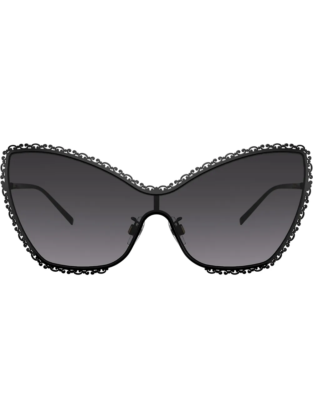 Dolce & Gabbana Eyewear Zonnebril met filigraan montuur Zwart