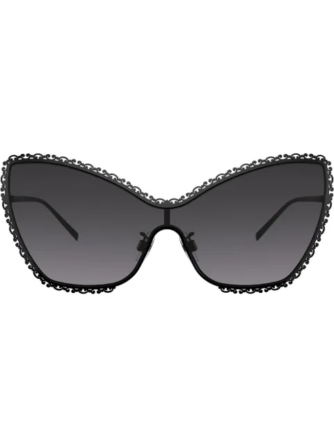 Dolce & Gabbana Eyewear oversize filigree frame sunglasses