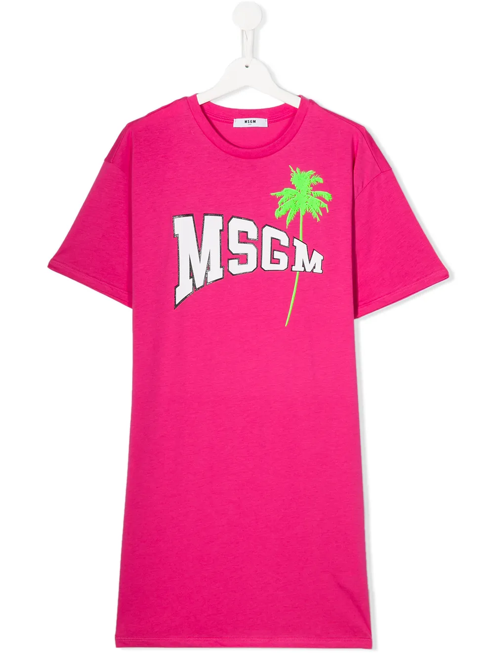 Msgm Kids платье-футболка с логотипом Msgm Kids платье-футболка с логотипом