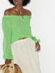 Image 2 of Lisa Marie Fernandez off-the-shoulder top