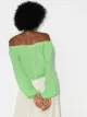 Lisa Marie Fernandez off-the-shoulder top