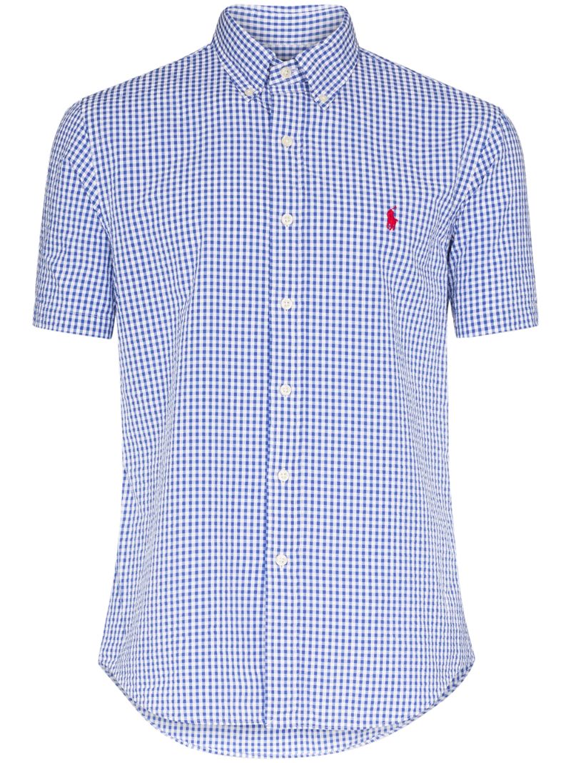 POLO RALPH LAUREN CHECKED SEERSUCKER SHIRT