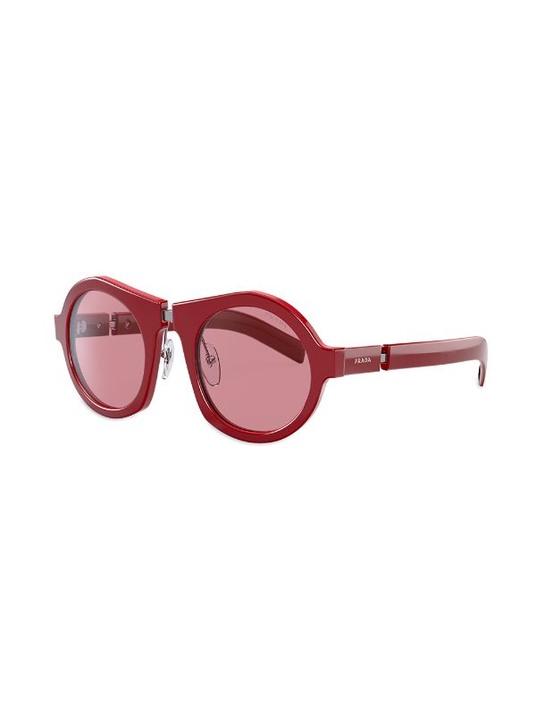 Prada round outlet catwalk sunglasses