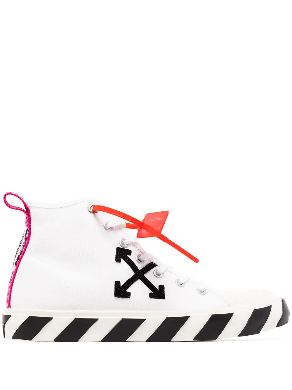OFF-WHITE LOGO-APPLIQUED SNEAKERS
