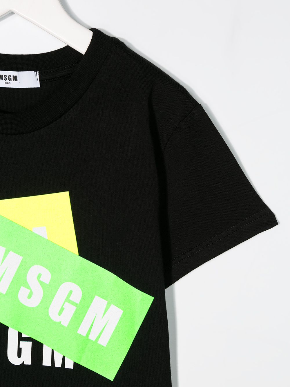 фото Msgm kids футболка с логотипом