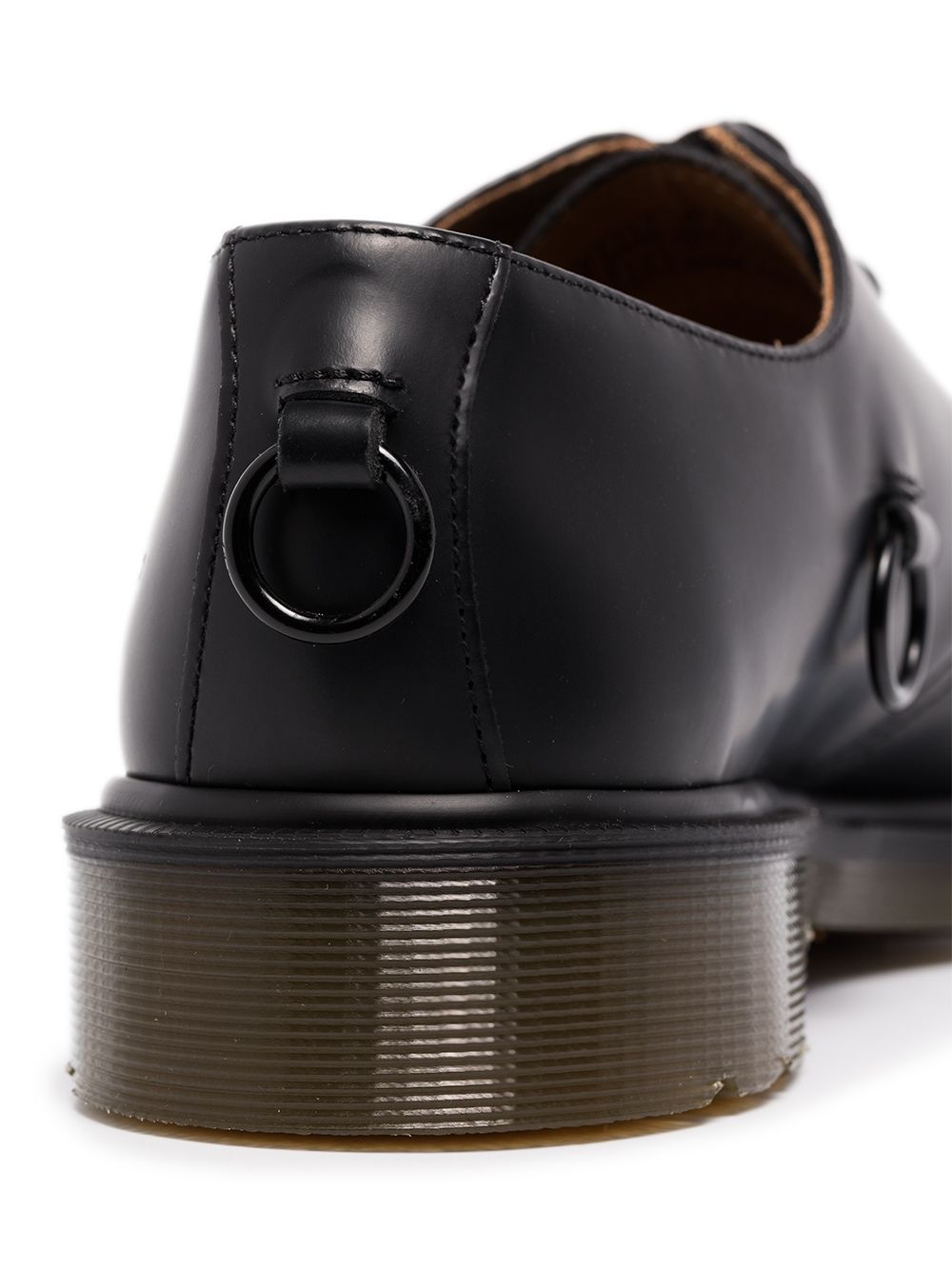 фото Raf simons x dr martens black ring detail derby shoes