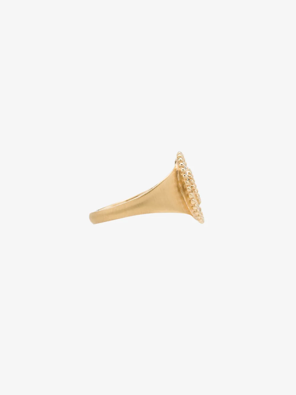 Kimai 18kt Yellow Gold Pavé Diamond Signet Ring In Yellow Gold