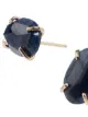 Melissa Joy Manning 14K yellow gold sapphire stud earrings