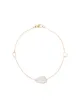 Image 1 of Melissa Joy Manning 14kt yellow gold pearl pendant bracelet