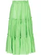 Image 1 of Lisa Marie Fernandez tiered midi skirt