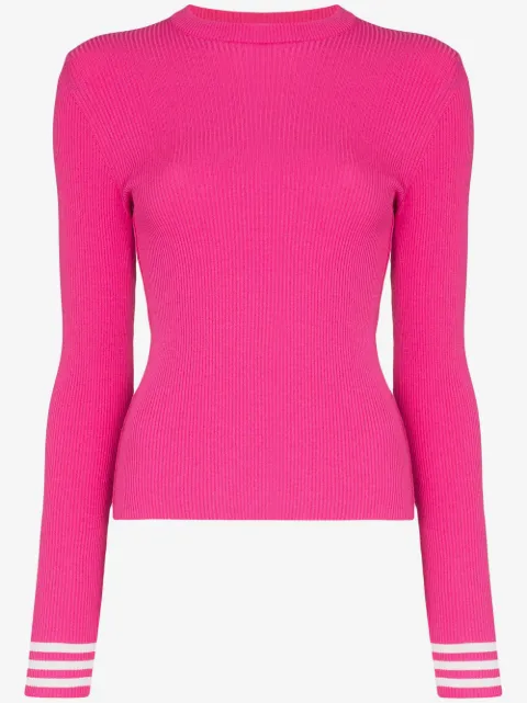 Off-White Gerippter Strickpullover